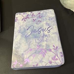 Jesus You're All I Need ziparound devotional